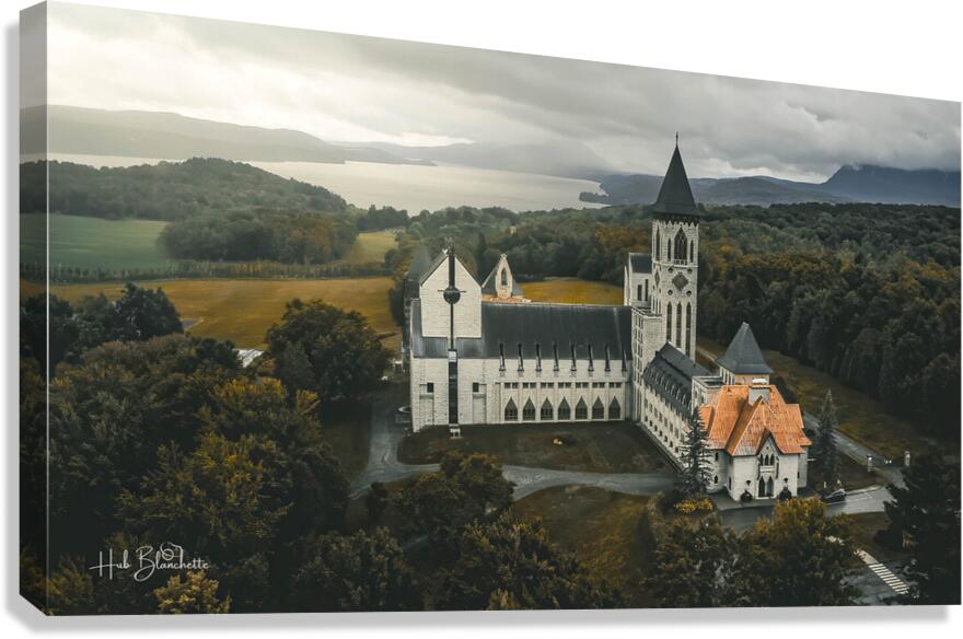 Abbaye de Saint-Benoit du Lac Quebec Canada Canvas Print