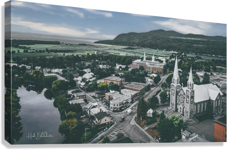Ville de Baie-Saint-Paul Quebec Canada Canvas Print