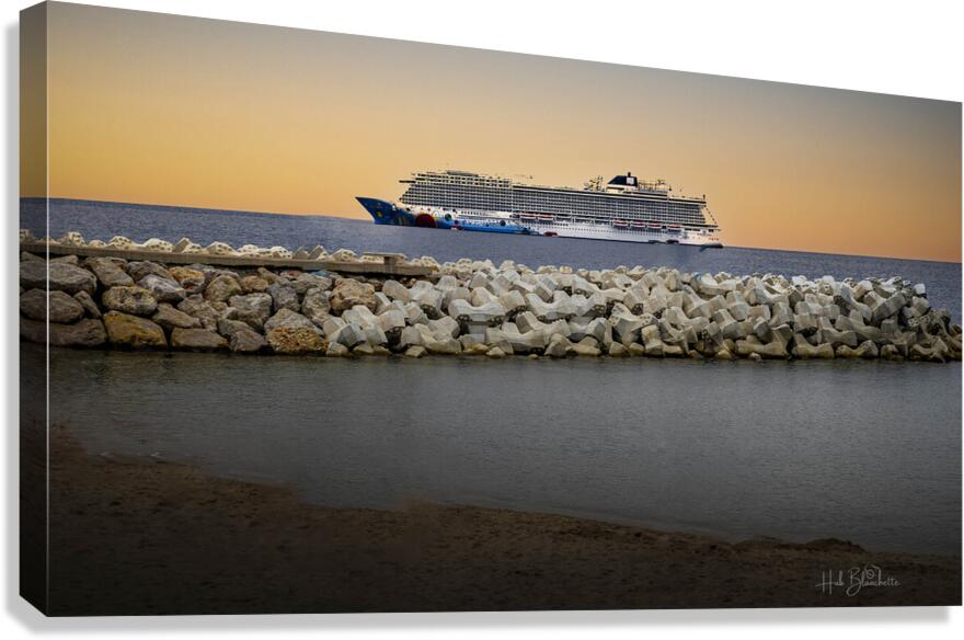 Norwegian Breakaway Cannes France Canvas Print