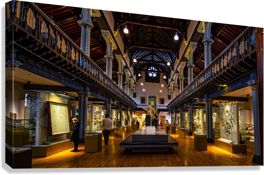 Hunterian Museum The Great Hall Glasgow Scotland UK Canvas Print