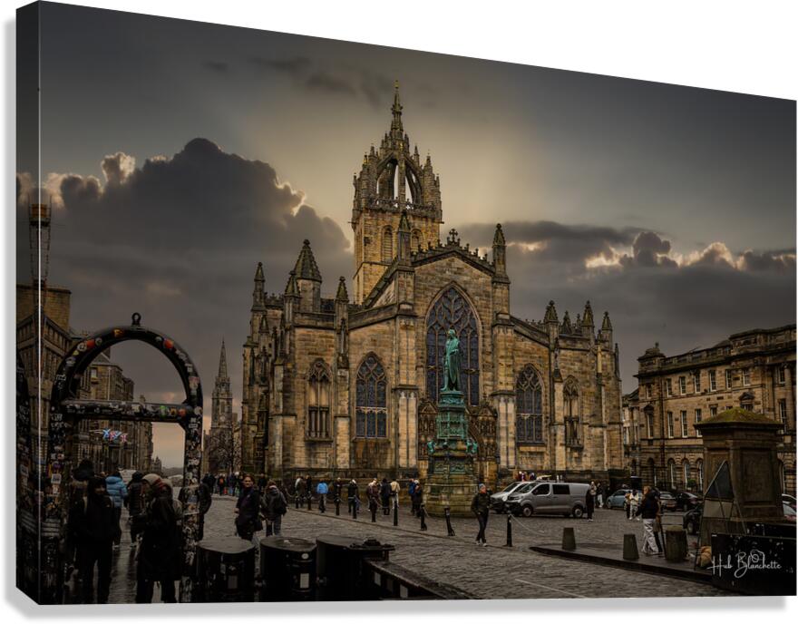 St Giles Cathedral High Kirk of Edinburgh Scotland UK Canvas Print