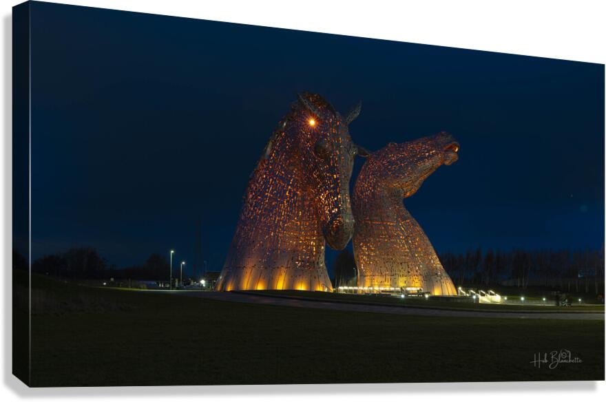 THE KELPIES FALKIRK SCOTLAND Canvas Print