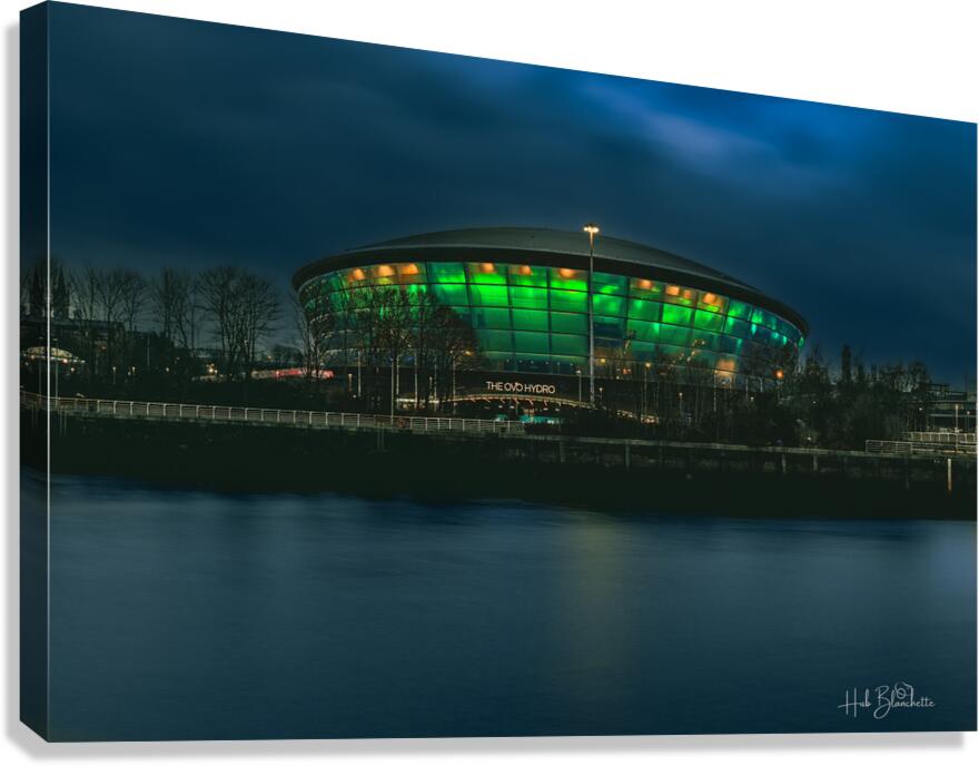 OVO Hydro Scotlands largest entertainment venue Glasgow Canvas Print