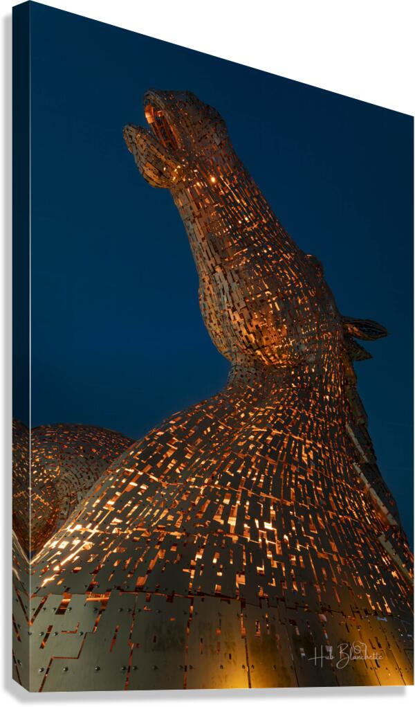 THE KELPIES FALKIRK SCOTLAND Canvas Print