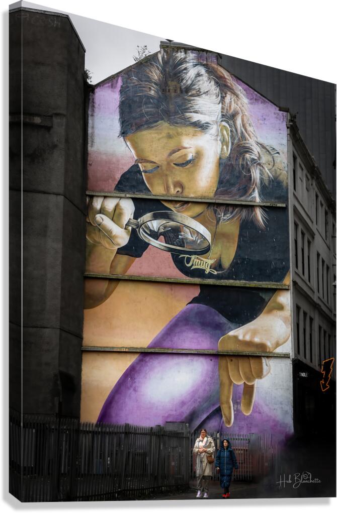 Honey I Shrunk the Kids Mural Glasgow Scotland UK Canvas Print