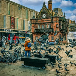 St Enoch Square Glasgows city center Scotland UK