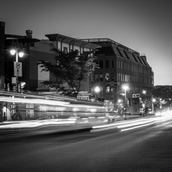 Bus Stop In Old Quebec City Canada