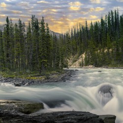 Sunwapta Falls Jasper Alberta Canada