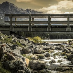 Sunrise At Johnson Lake In Banff Alberta Canada