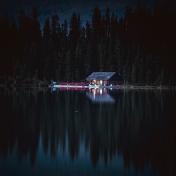 The Little Shack In Lake Louise Alberta Canada