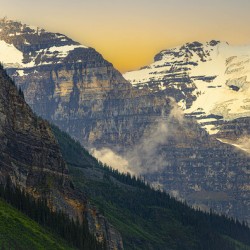 Depth Of Contrast Lake Louise Alberta Canada