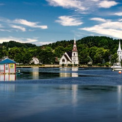 Three Churches Mahone Nova Scotia 