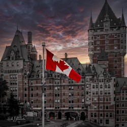 Chateau Frontenac Vieux Quebec Canada