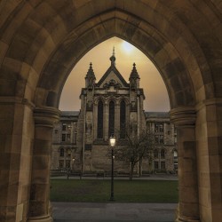 Memorial Chapel at the University of Glasgow Scotland UK