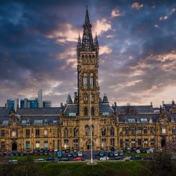 University of Glasgow Gilbert Scott Building Scotland UK