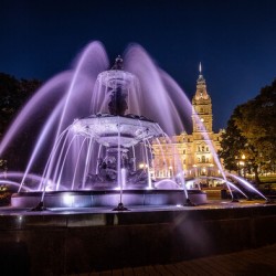Fontaine De Tourny And National Assembly Of Quebec Canada