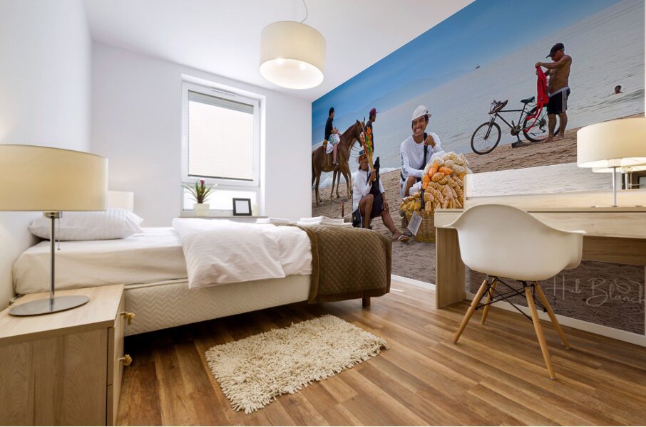 Tourist Workers Locals Puerto Vallarta Mexico Mural print