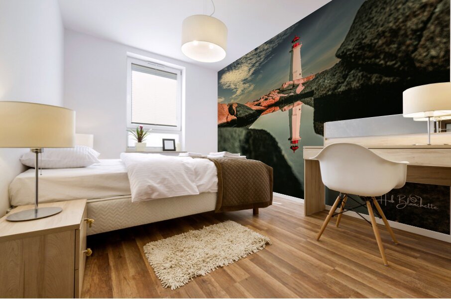 Sunrise Peggys Cove Nova Scotia Canada Mural print