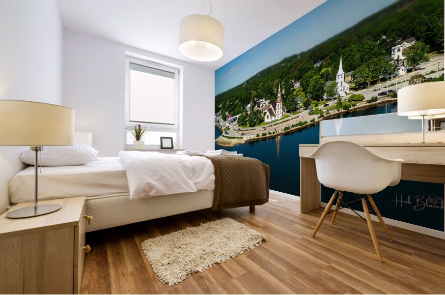 Mahone Bay Nova Scotia Canada Mural print