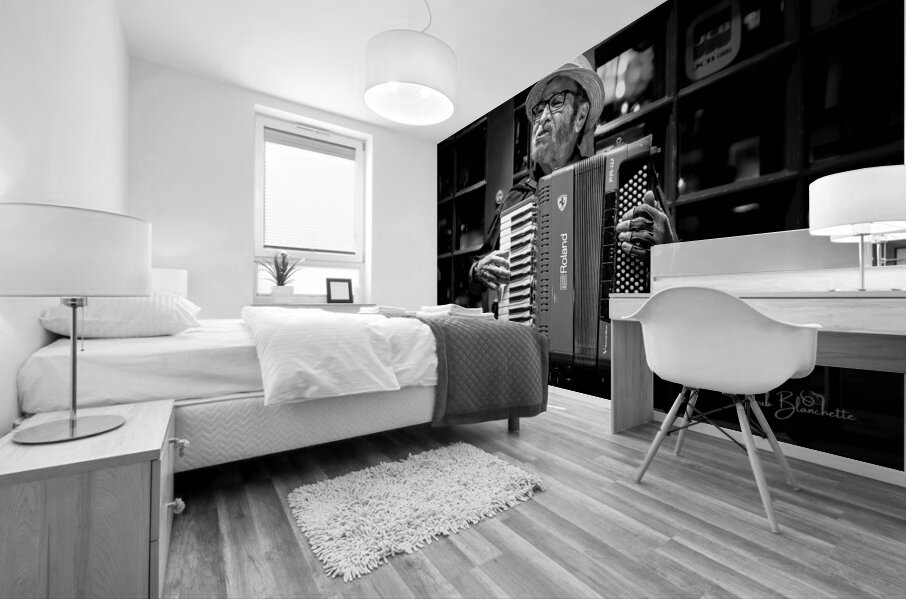 Street Performer Old Quebec City Canada Mural print