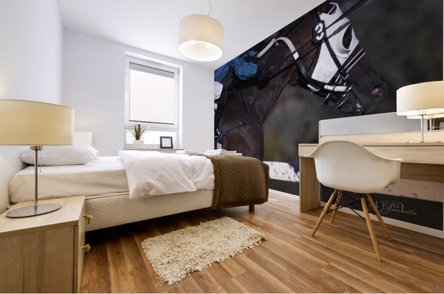 I Can See The Finish Line Assiniboia Downs Winnipeg Manitoba Canada Mural print