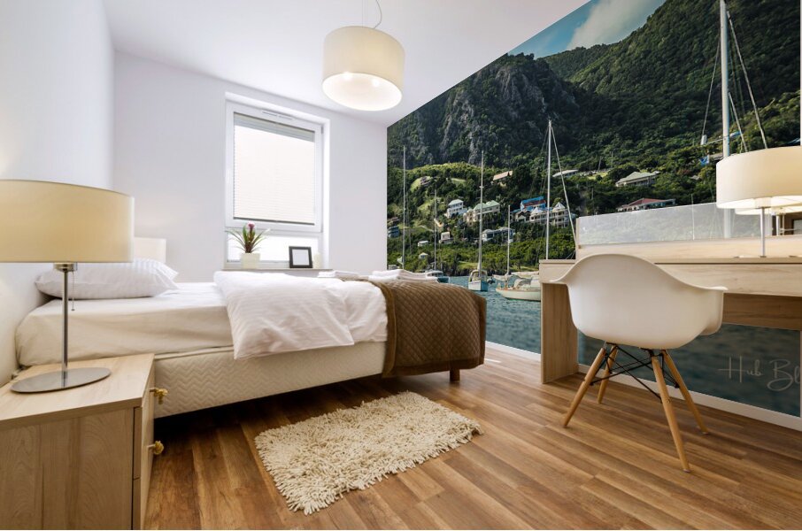 English Harbor IN Antigua And Barbuda Mural print