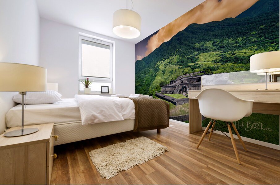 Brimstone Hill Fortress St.Kitts & Nevis Mural print