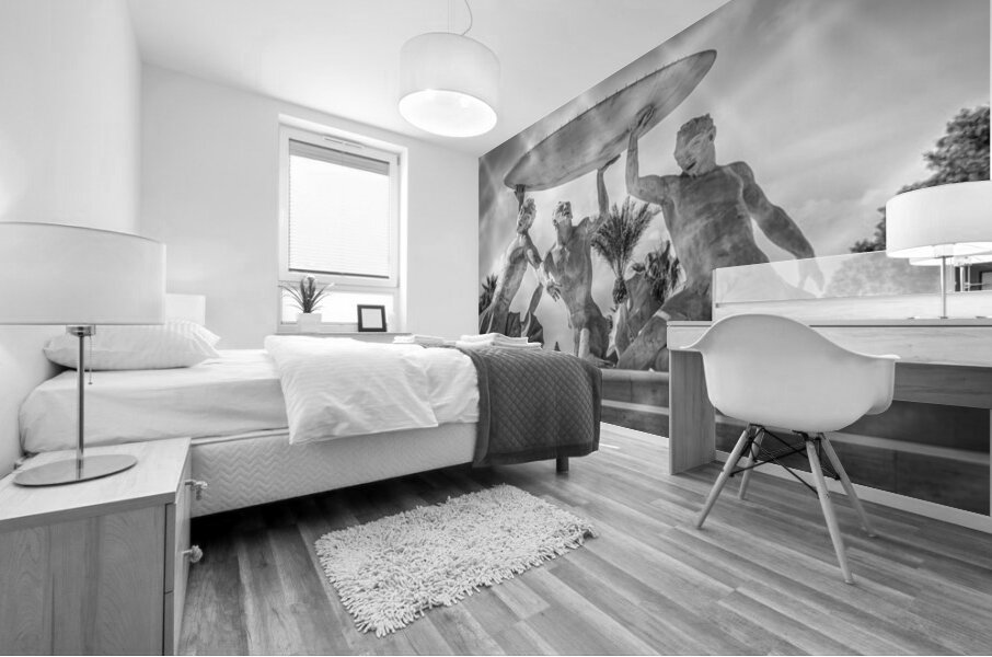 Triton Fountain Valletta Malta Spain Mural print