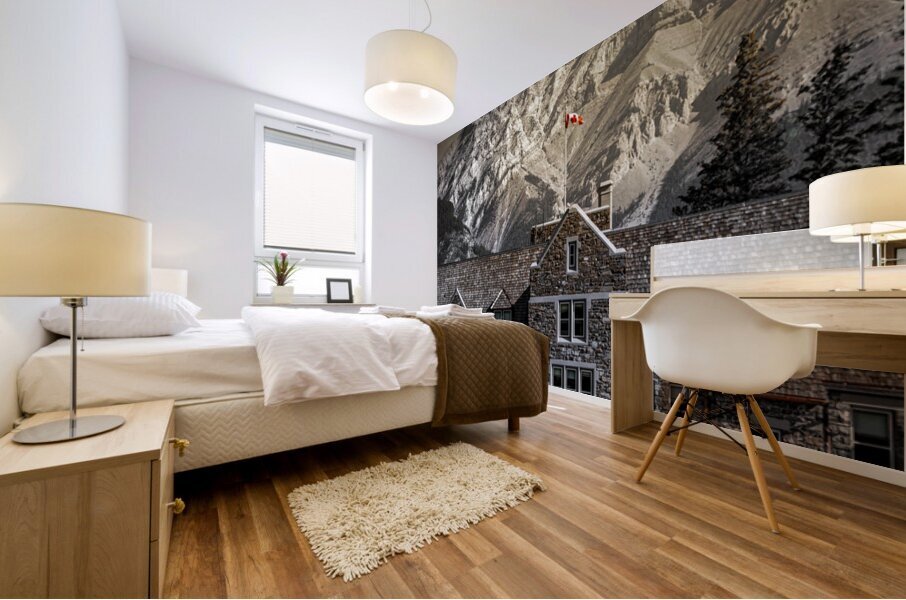 Parks Canada Headquarters in Banff Alberta Canada Mural print