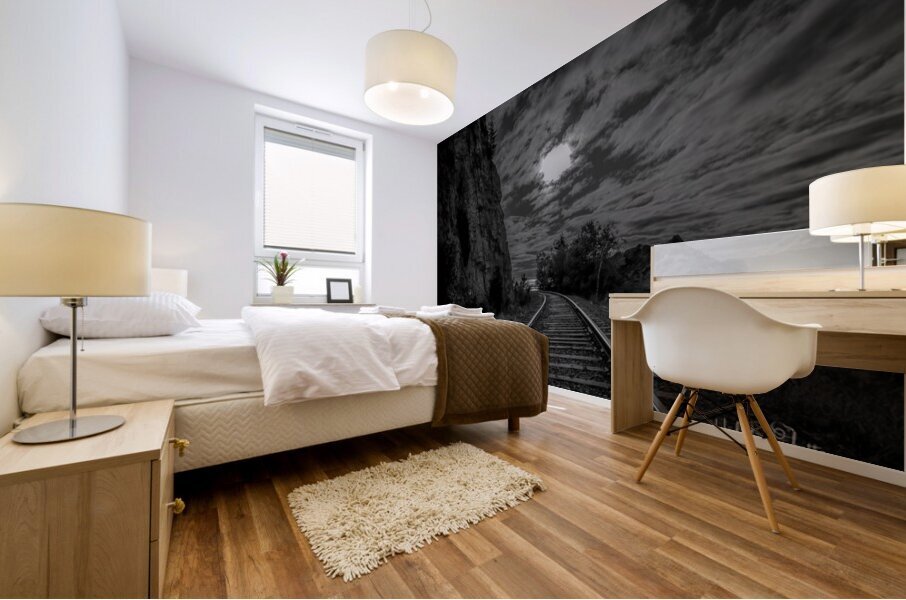 Somewhere Around The Corner Quebec Canada Mural print