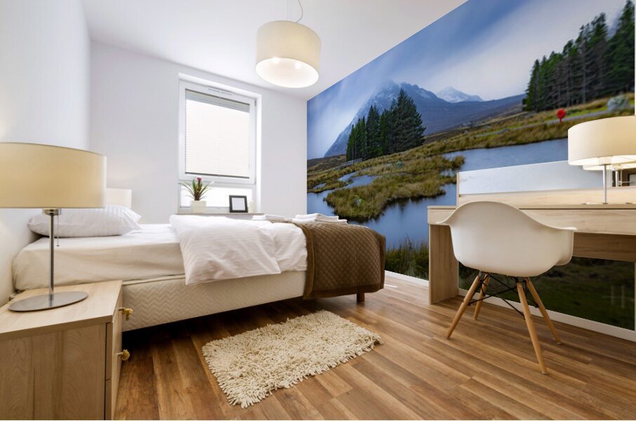 The Buachaille Etive Mor mountain Scottish Highlands UK. Mural print