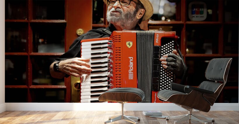 Street Performer Old Quebec City Canada Wall Murals