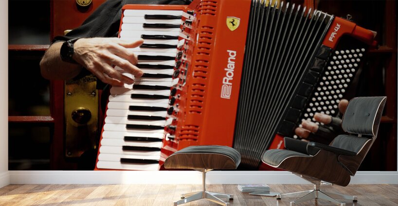 Street Performer Old Quebec City Canada Wall Murals