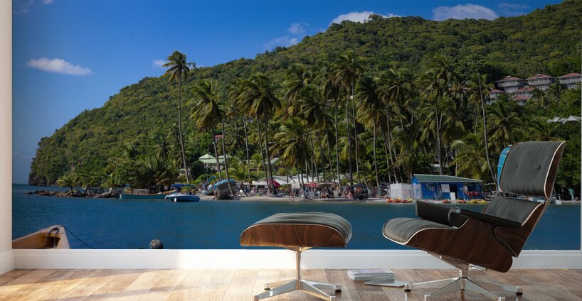 Marigot Beach Saint Lucia Wall Murals