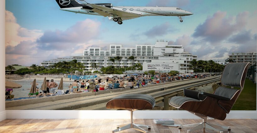 Maho Beach Sint Maarten Wall Murals