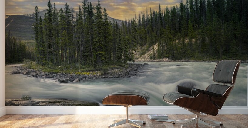 Sunwapta Falls Jasper Alberta Canada Wall Murals