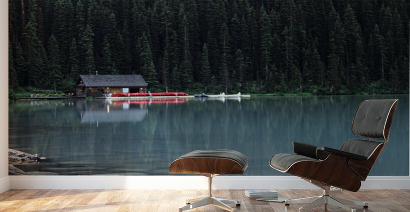 Canoe Club Lake Louise Alberta Canada Wall Murals