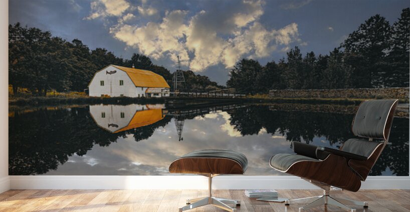 Ferme Piscicole Ile dOrleans Quebec Canada Wall Murals