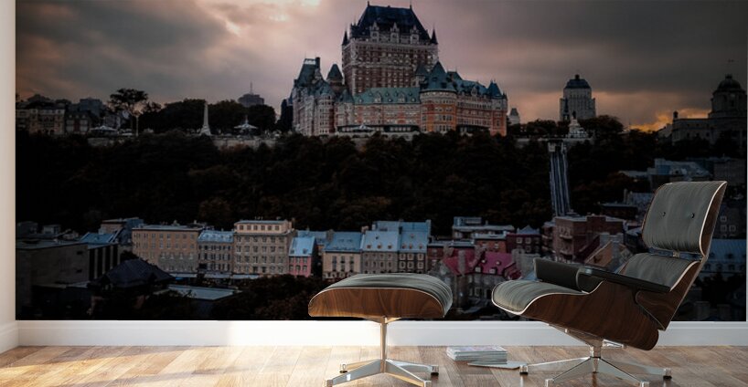 Chateau Frontenac Vieux Quebec Canada Wall Murals