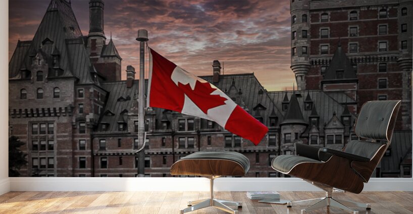 Chateau Frontenac Vieux Quebec Canada Wall Murals