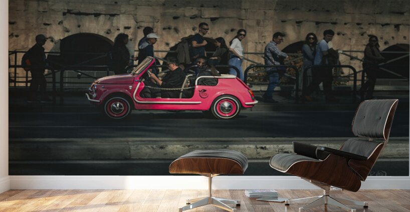 Transportation Rome Italy Wall Murals