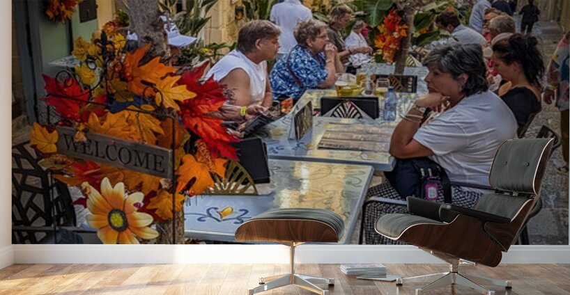 Patio Barcelona Spain Wall Murals