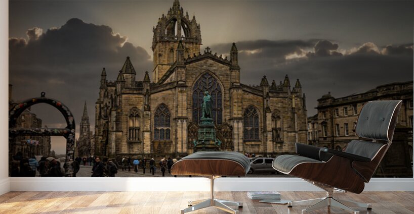 St Giles Cathedral High Kirk of Edinburgh Scotland UK Wall Murals