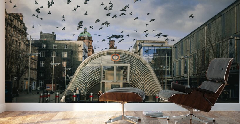 St Enoch Subway Station Glasgow Scotland UK Wall Murals