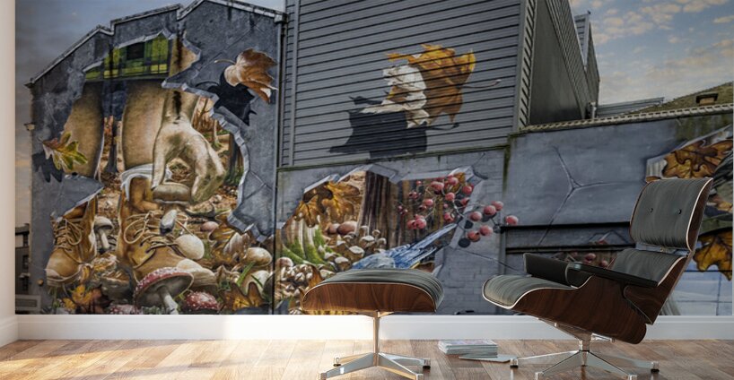 Fellow Glasgow Residents Mural Scotland UK Wall Murals