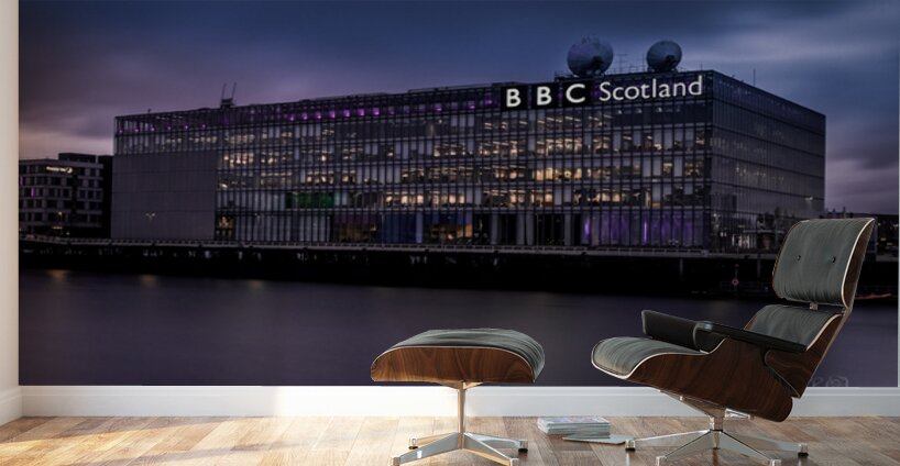 BBC SCOTLAND HEADQUARTERS AT PACIFIC QUAY IN GLASGOW Wall Murals