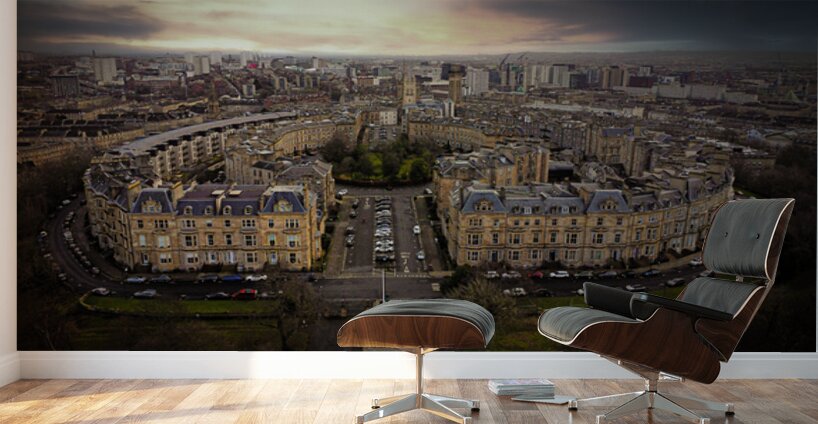 Park Circus Glasgows West End Scotland UK Wall Murals