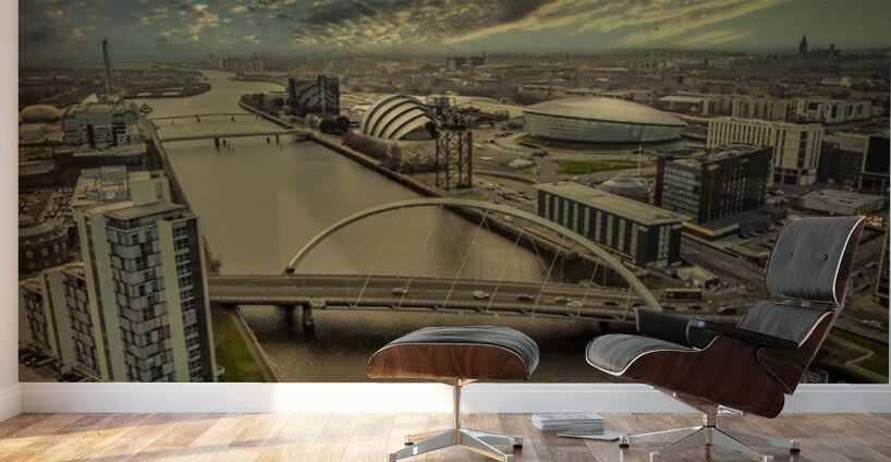 River Clyde Glasgow Scotland UK Wall Murals