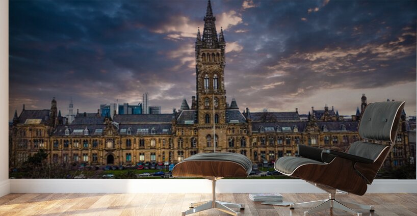 University of Glasgow Gilbert Scott Building Scotland UK Wall Murals
