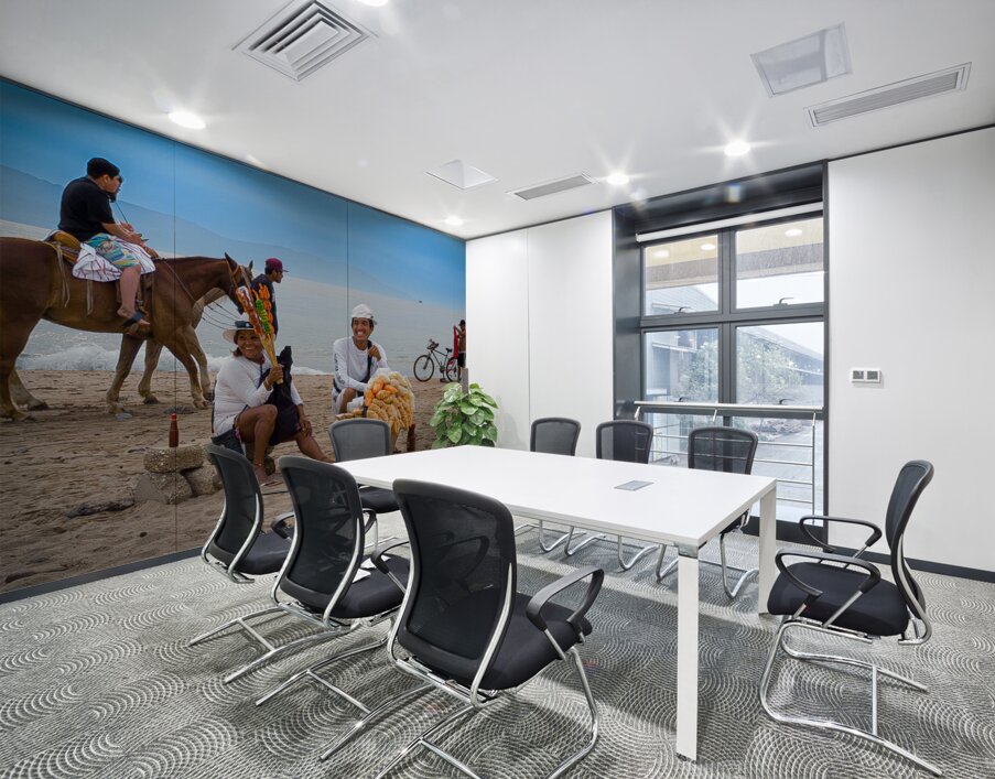 Tourist Workers Locals Puerto Vallarta Mexico Wall Printing